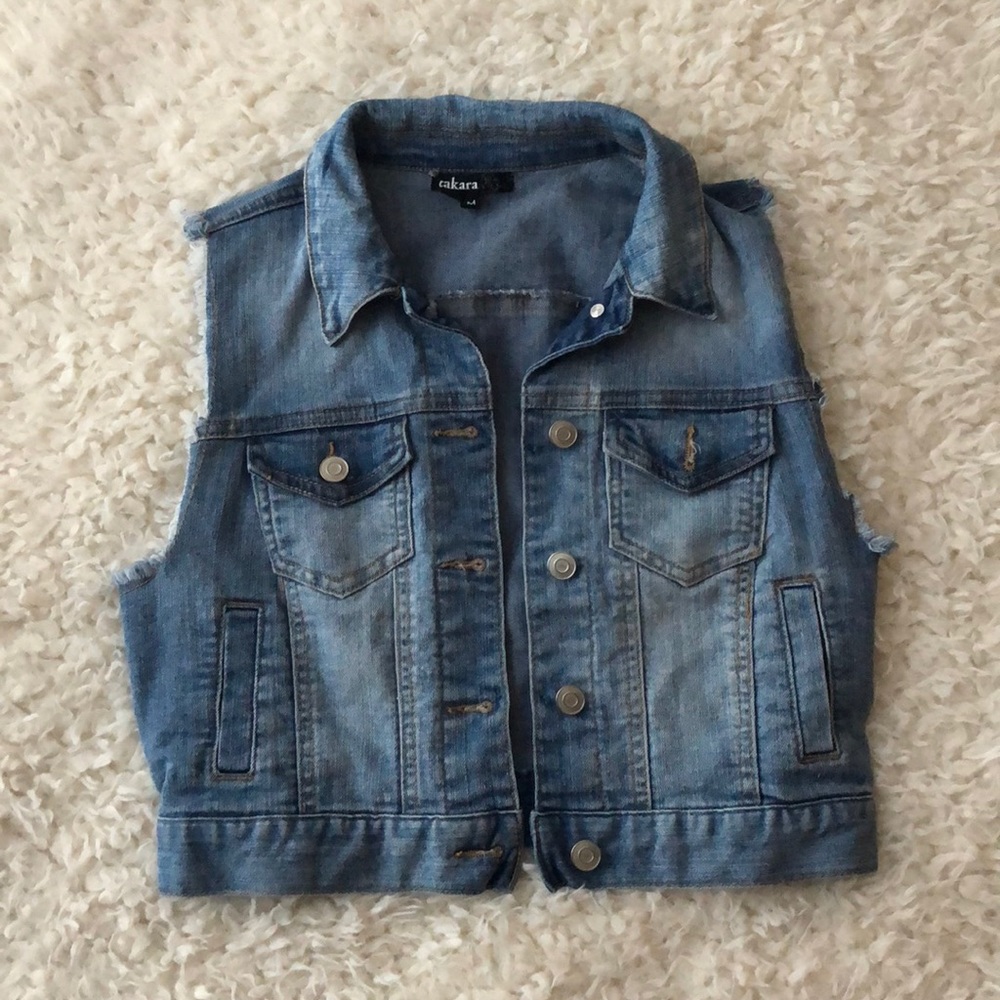 Denim vest
